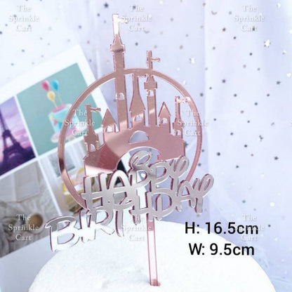 Acrylic Happy Birthday Happy Anniv & Baby Shower Cake Topper Birthday Wedding Party Decoration TSC