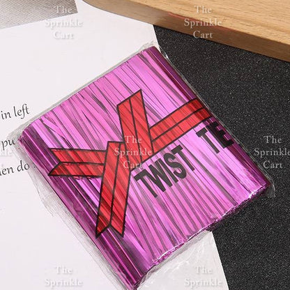 Metallic Twist Wire Bow Tie DIY Packaging