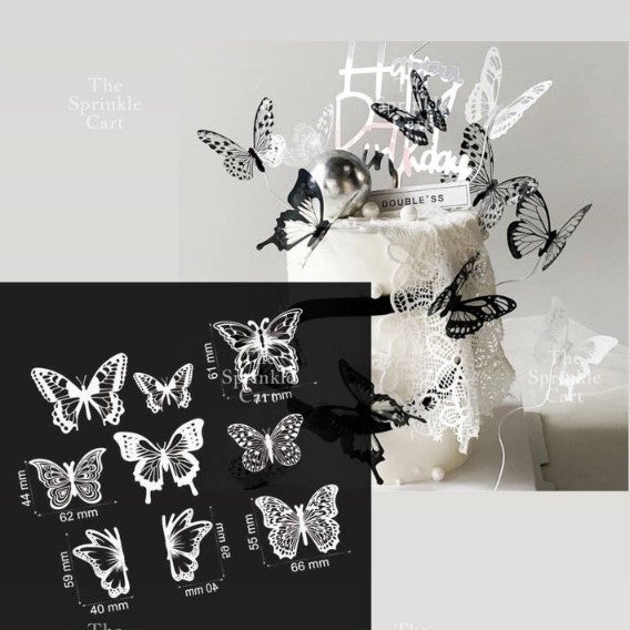 Butterfly cake topper for decoration Girl Fan cake topper