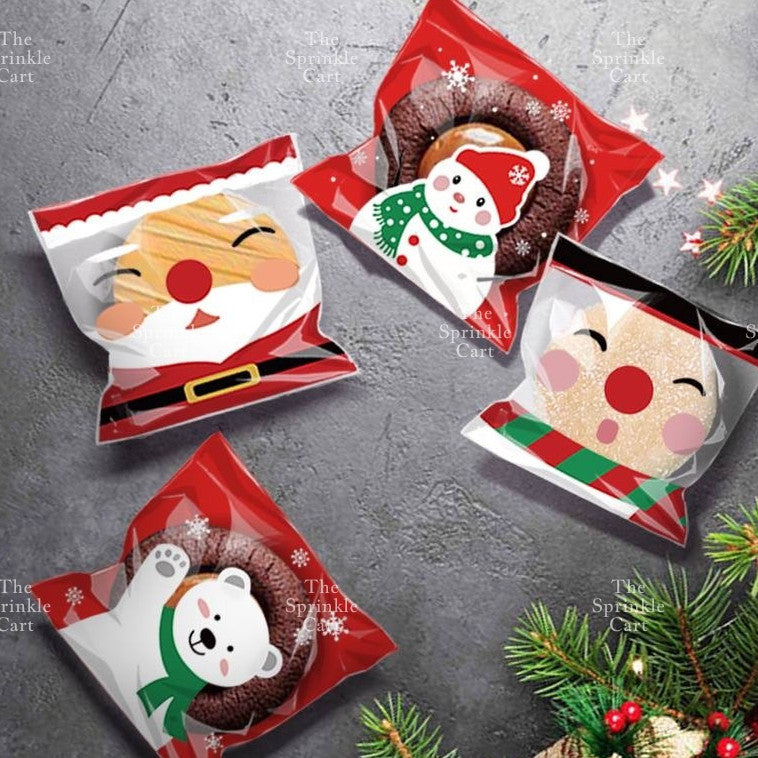 Christmas Theme Resealable OPP and Loot Bag Goodies Packaging TSC