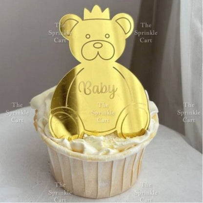Angel Cake Topper Happy Christening Baptism Moon Baby Wings Cake Topper Decoration Baby Theme