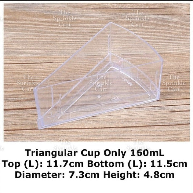 10pcs Transparent Dessert Cups Round Square Dessert Plastic Container Cake Mousse Fruits Packaging