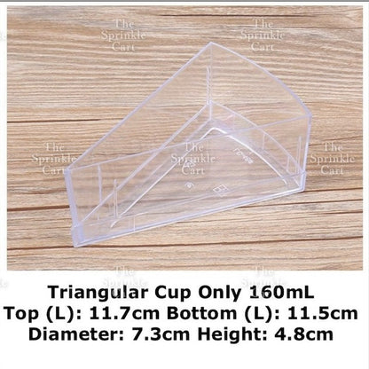 10pcs Transparent Dessert Cups Round Square Dessert Plastic Container Cake Mousse Fruits Packaging