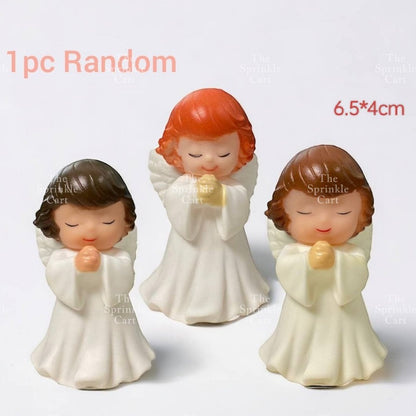 Mini Toys Cake Topper Ballerina/Fairy/Bear Balloon/Angel Toys/Grandma Grandpa/Baby Girl Baby Boy TSC