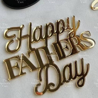 Mother’s Day Father’s Day Theme Cake Acrylic Paper Topper Decoration TSC