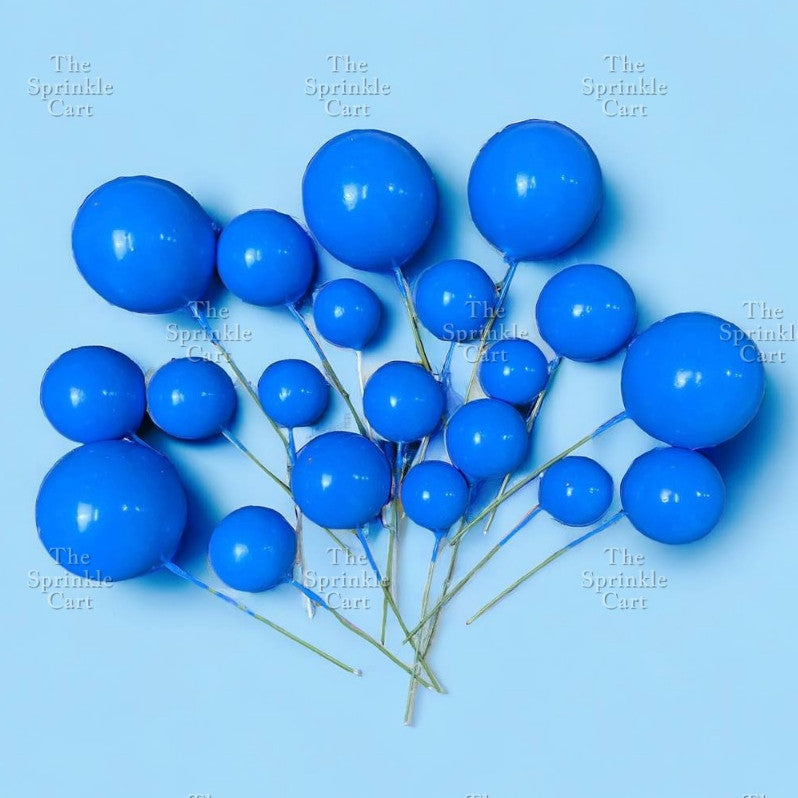 Balls Cake Topper Gold Silver White Pink Blue Yellow Decoration Birthday Swirl Ball Spiral Ball