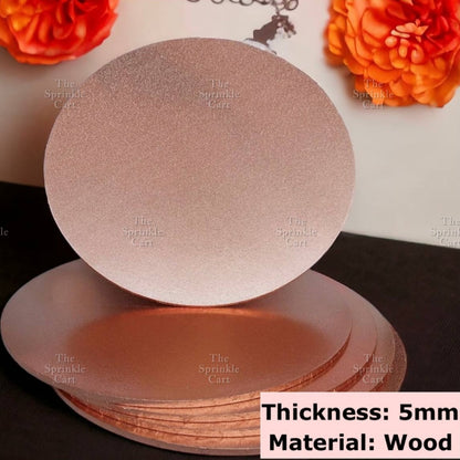 Cake Drum Corrugated 13mm Thickness / MDF Cake Board 5pcs/2pcs 5mm Thickness