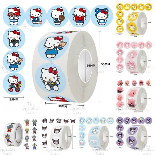 Self-adhesive Round Square Sticker and Sticky Tape Packaging TSC