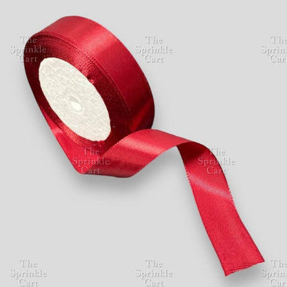 Colored Satin / Glitter Gold Silver Ribbon 23meters