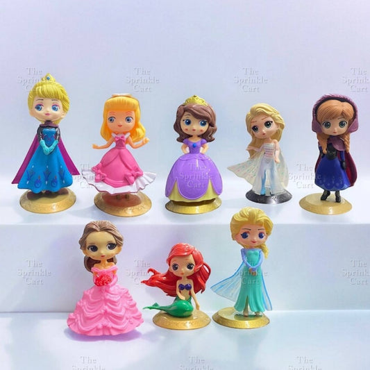 Disnney Princess Birthday Wedding Couple Cake Toy Topper