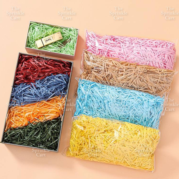 Colorful Shredded Paper Confetti Pastel Styrofoam Raffia Mini Mix Balls DIY Surprise Gift Fillers