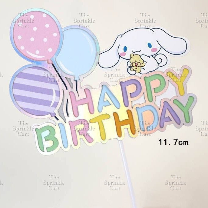 Sanlio Character Toy Cake Topper Souvenir DIY Kulomi Milody Cinnamonrol Decoration TSC