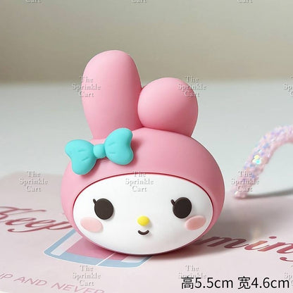 Cute Cartoon Soft Doll Head Cake Decoration for Birthday Party Supplies TSC
