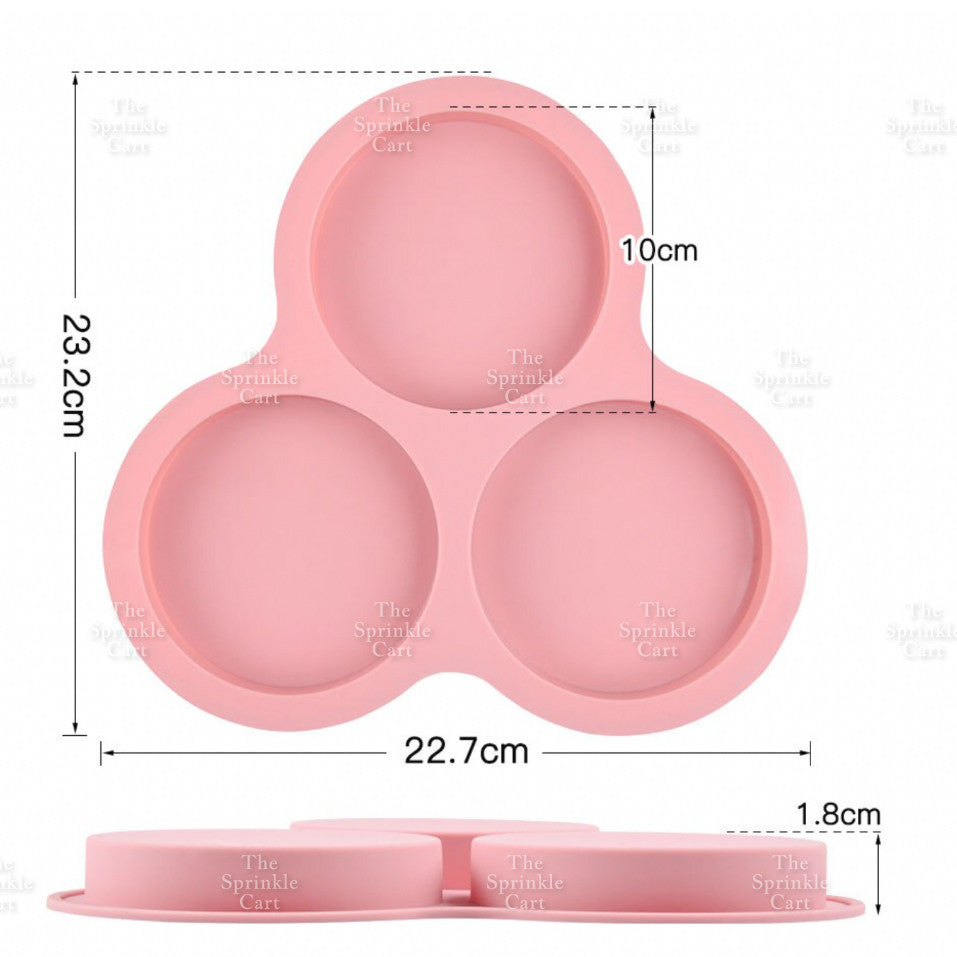Round Silicone Bento Cake Shape Molder Kitchenware for Baking and Cooking