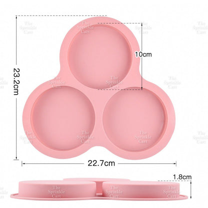 Round Silicone Bento Cake Shape Molder Kitchenware for Baking and Cooking