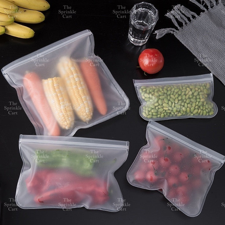 Disposable Elastic Fresh-Keeping Plastic Food Cover Service Cling Wrap Transparent Zip Pouch TSC