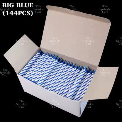 Set Birthday Candle Spiral Candle Assorted Color Box