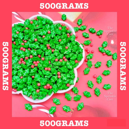 500grams Christmas Valentines Halloween Themed Edible Sprinkles Dragees Cake Decoration