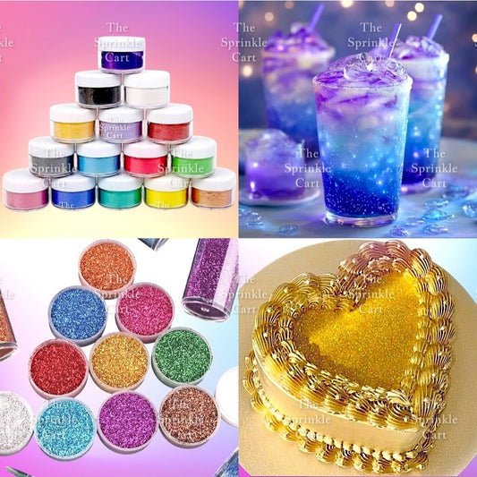 Glitter Luster Powder Dust Multicolor Powder for Cake and Cupcake Decoration