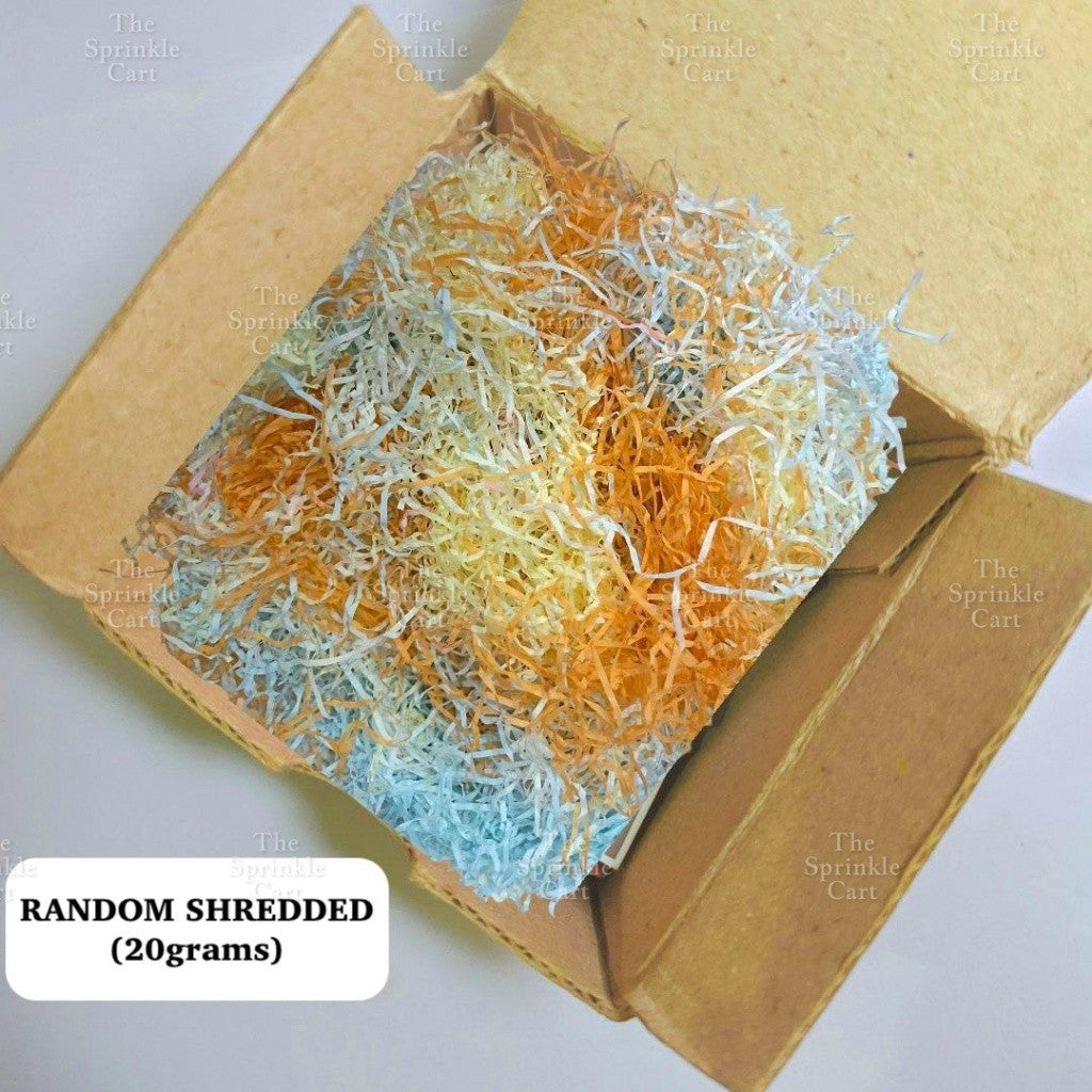 Acrylic Crystal Ball Pastel Styrofoam Balls Colorful Shredded Paper Gift Packaging Fillers DIY