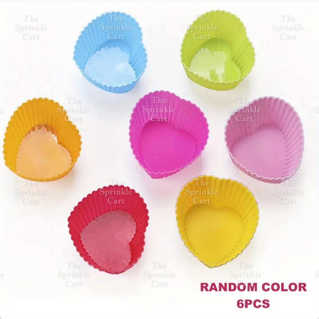 Random Color Silicone Cupcake DIY Shape Cups Mould TSC