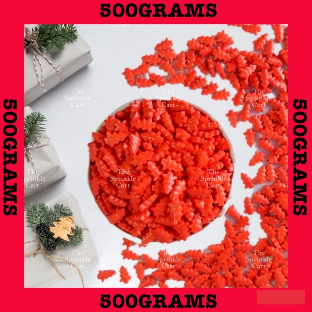 500grams Christmas Valentines Halloween Themed Edible Sprinkles Dragees Cake Decoration
