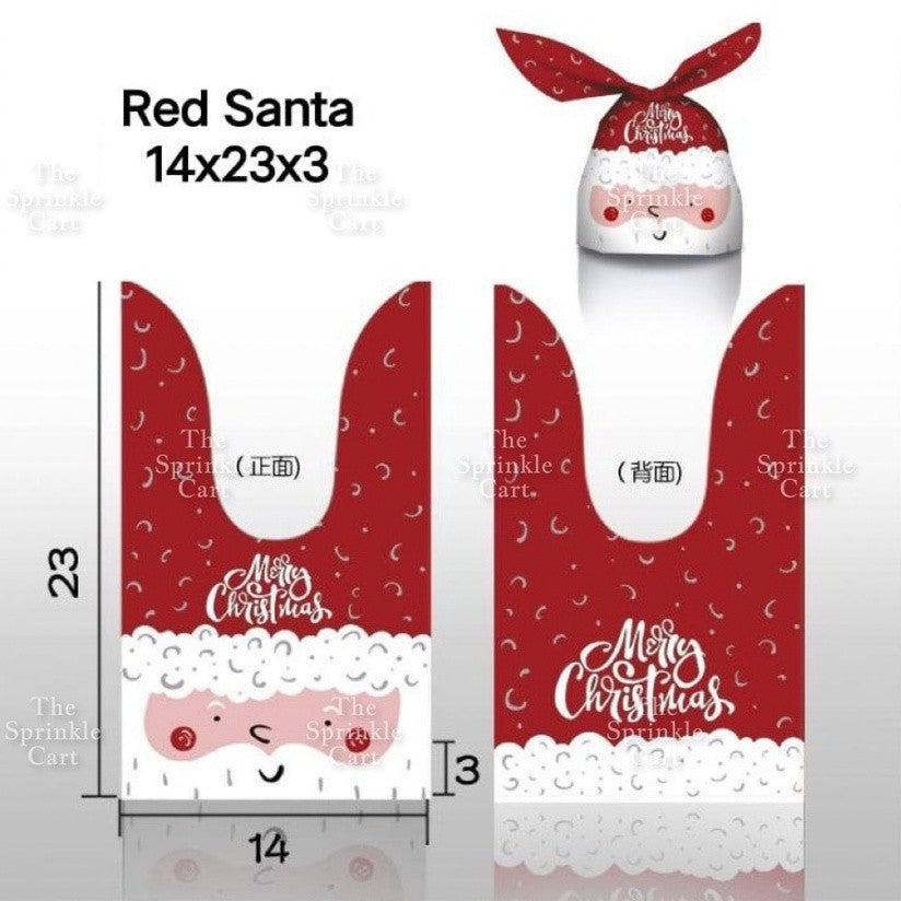 Christmas Theme Resealable OPP and Loot Bag Goodies Packaging TSC