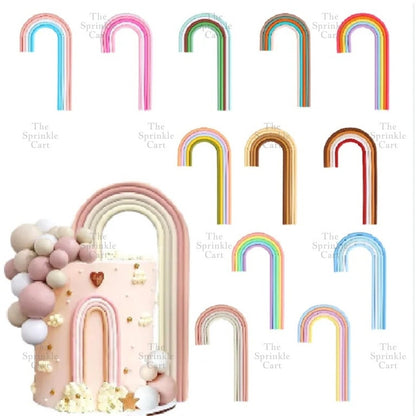 Boho Inspired Large Cross-border Rainbow Topper Decoration TSC