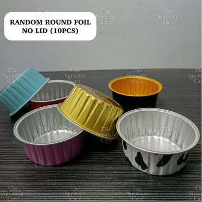 Dessert Round Heart Rectangle Cups with Lid Aluminum Foil Bakewares Decoration TSC