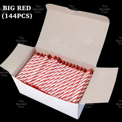 Set Birthday Candle Spiral Candle Assorted Color Box