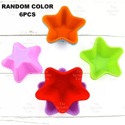Random Color Silicone Cupcake DIY Shape Cups Mould TSC