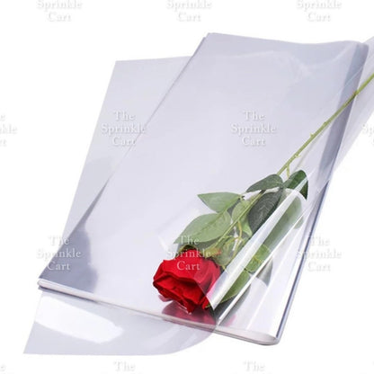 Transparent Plain Cellophane DIY Cello Food Wrapper Packaging TSC