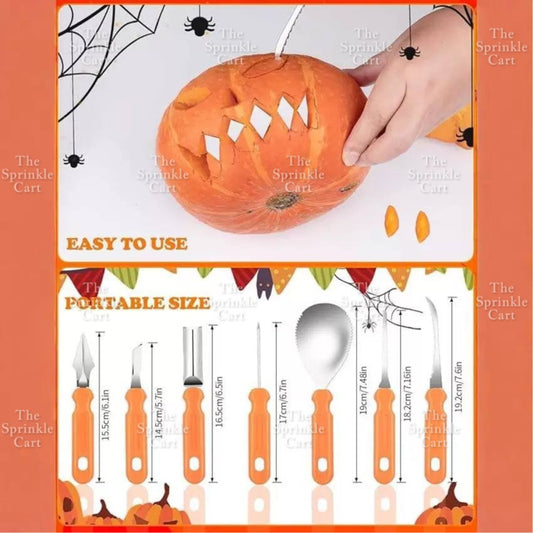 Stainless Steel Pumpkin Fruit Vegetable Carving Tool Set TSC