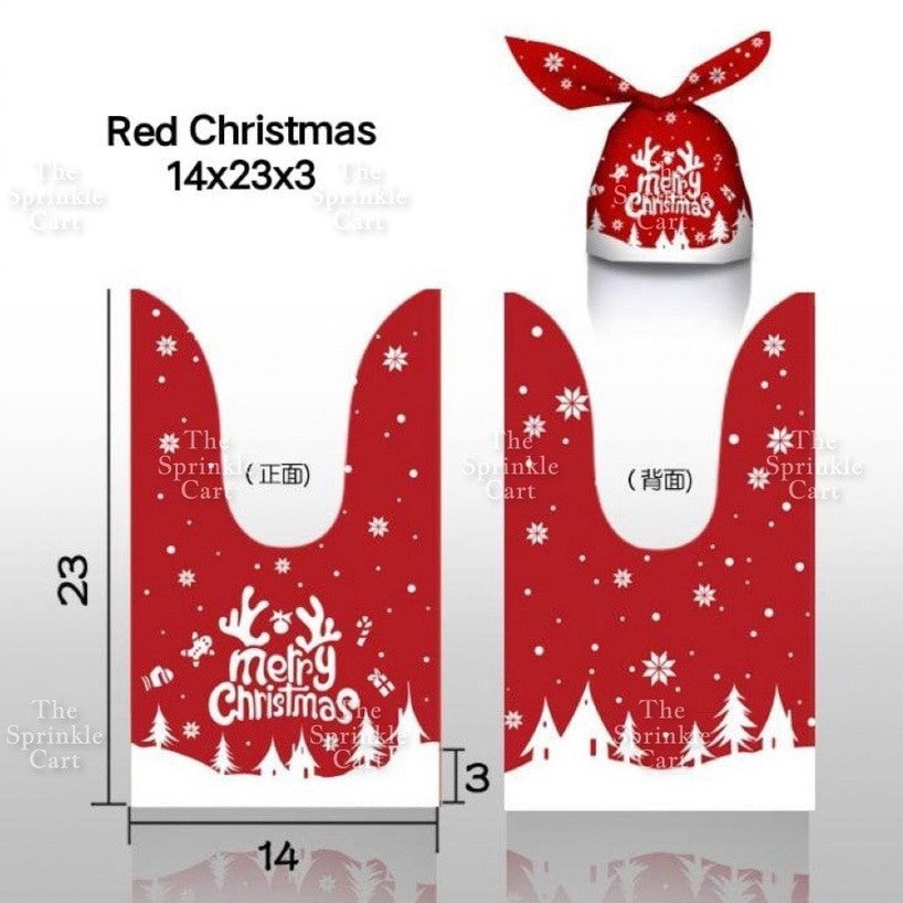Christmas Theme Resealable OPP and Loot Bag Goodies Packaging TSC