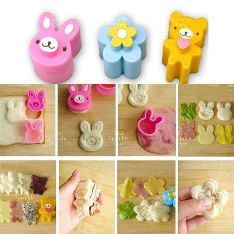 Bread Cutter Molder DIY Children Cartoon Sandwich Cutting Toast Mold Sauce Bottle TSC