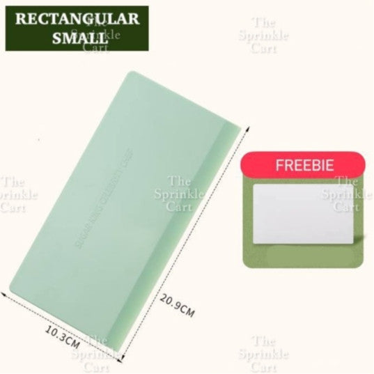 Soft Scraper Fine Edge Straight Cake Smoother and Trowel Baking Tool