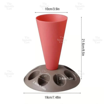 Reusable Piping Bag Stand and Holder TSC