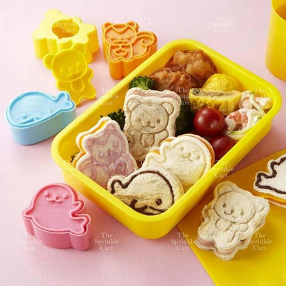 Bread Cutter Molder DIY Children Cartoon Sandwich Cutting Toast Mold Sauce Bottle TSC