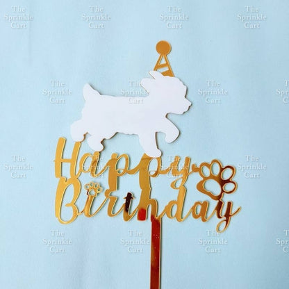 Dog Cat Paw Themed Silicone Molder and Acrylic Topper TSC