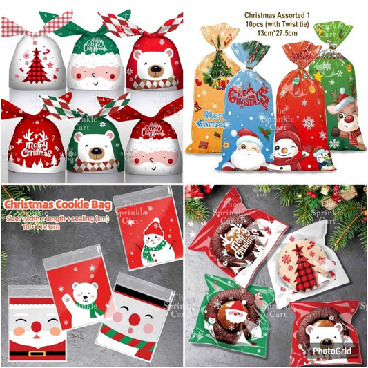OPP Resealable Plastic and Loot Bag Christmas Packaging  TSC