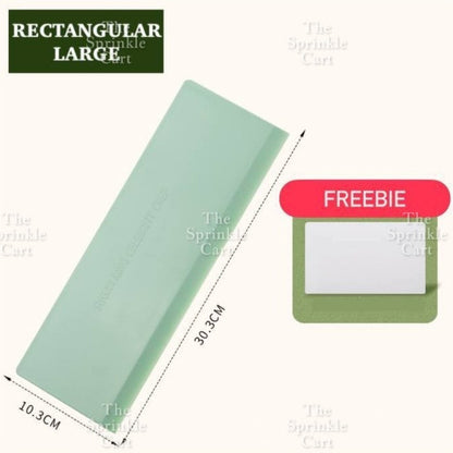Soft Scraper Fine Edge Straight Cake Smoother and Trowel Baking Tool