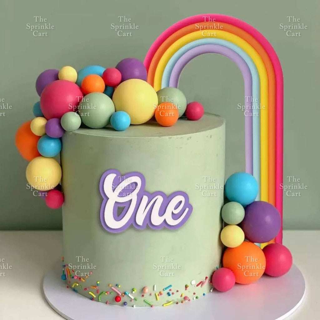 Boho Inspired Large Cross-border Rainbow Topper Decoration TSC