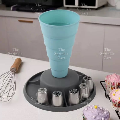 Reusable Piping Bag Stand and Holder TSC
