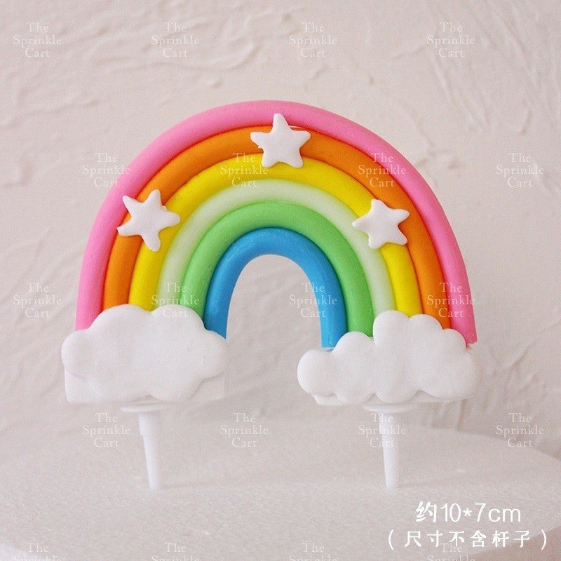 Boho Inspired Large Cross-border Rainbow Topper Decoration TSC