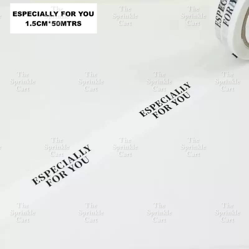 Self-adhesive Round Square Sticker and Sticky Tape Packaging TSC