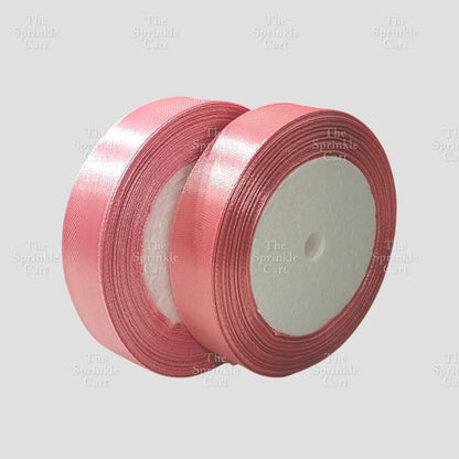 Colored Satin / Glitter Gold Silver Ribbon 23meters