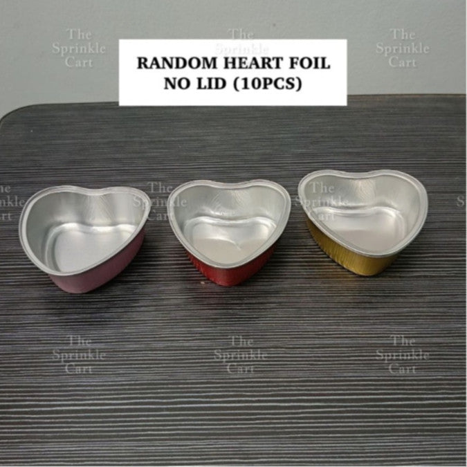 Dessert Round Heart Rectangle Cups with Lid Aluminum Foil Bakewares Decoration TSC