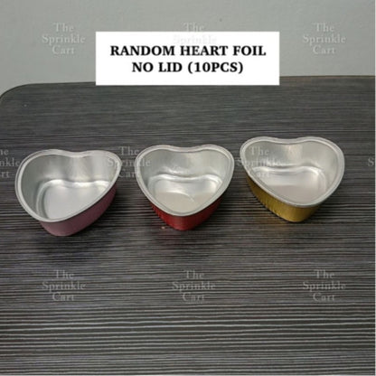 Dessert Round Heart Rectangle Cups with Lid Aluminum Foil Bakewares Decoration TSC