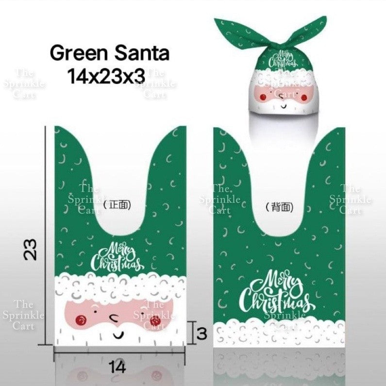 Christmas Theme Resealable OPP and Loot Bag Goodies Packaging TSC