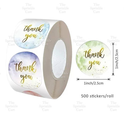 Self-adhesive Round Square Sticker and Sticky Tape Packaging TSC